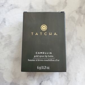 Tatcha Camellia gold spun lip balm